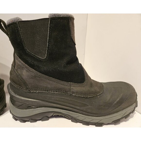 NorthFace Black Slip-on Winter Insulated Boots Heat Seeker 200 Gram Mens Size 12 - Picture 10 of 15